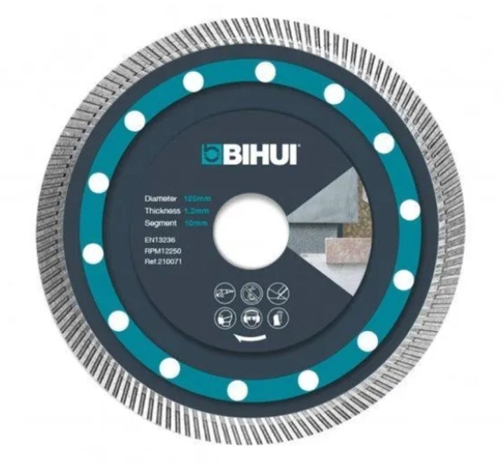 Диск алмазный BIHUI SUPER THIN TURBO, 115мм