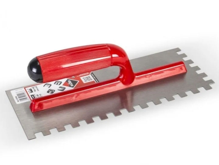 Шпатель строительный RUBI (гребенка 10мм)