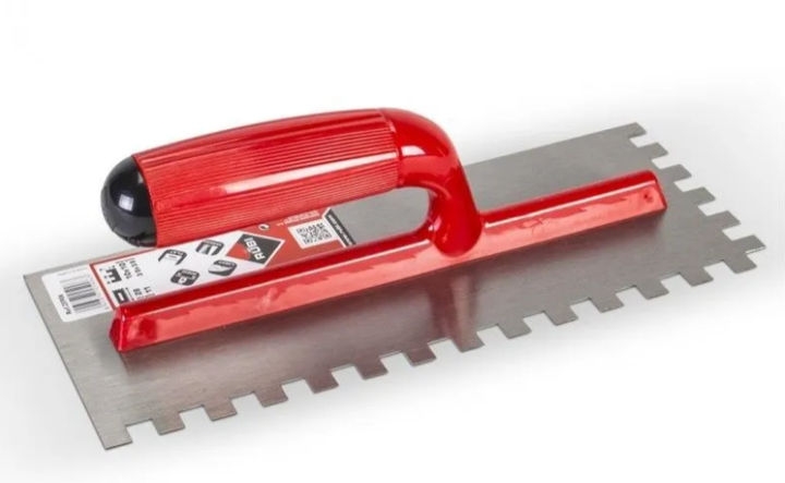 Шпатель строительный RUBI (гребенка 8мм)