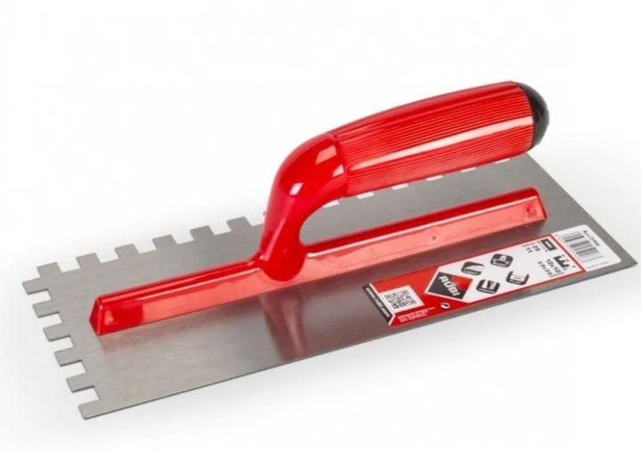 Шпатель строительный RUBI (гребенка 12мм)