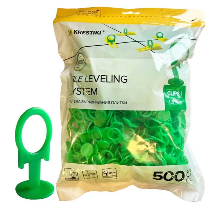 Зажим (СВП) 1.5 мм 3D KRESTIKI Profi (500 шт.)