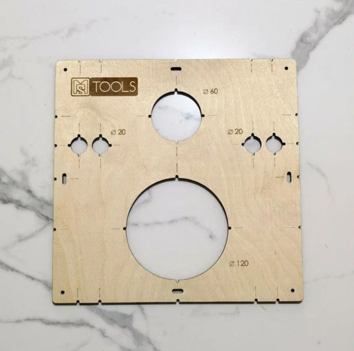 Шаблон для разметки отверстий инсталляции 120мм