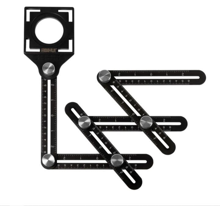 Шаблон-линейка BIHUI (Алюминий)