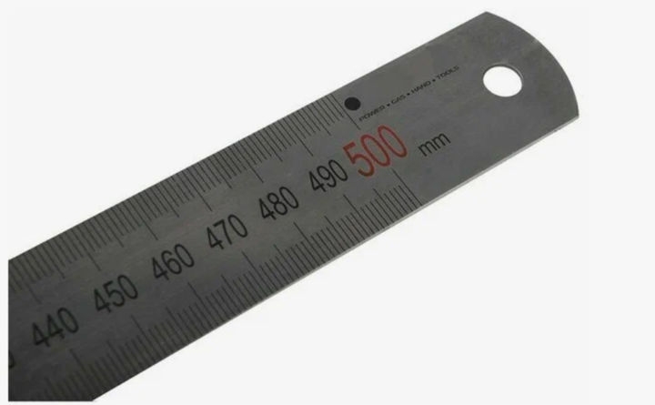 Линейка двухсторонняя 500мм Центроинструмент