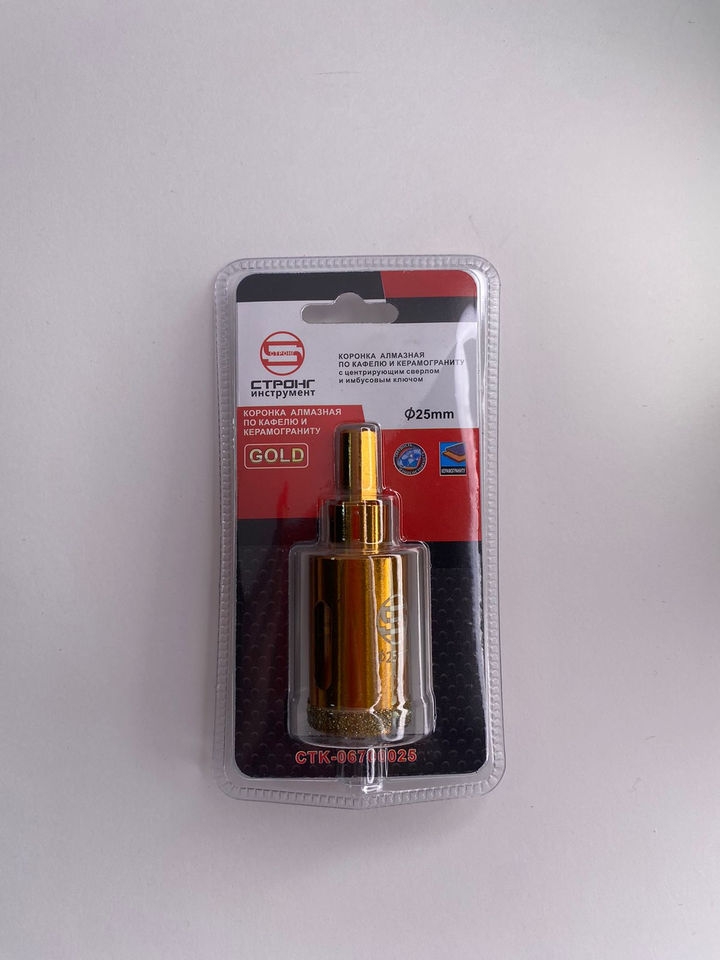 Коронка Strong стк-067 gold 25mm