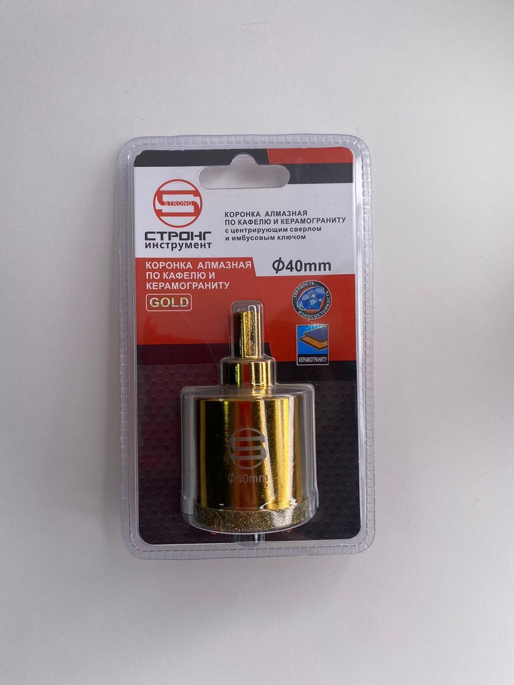 Коронка Strong стк-067 gold 40mm