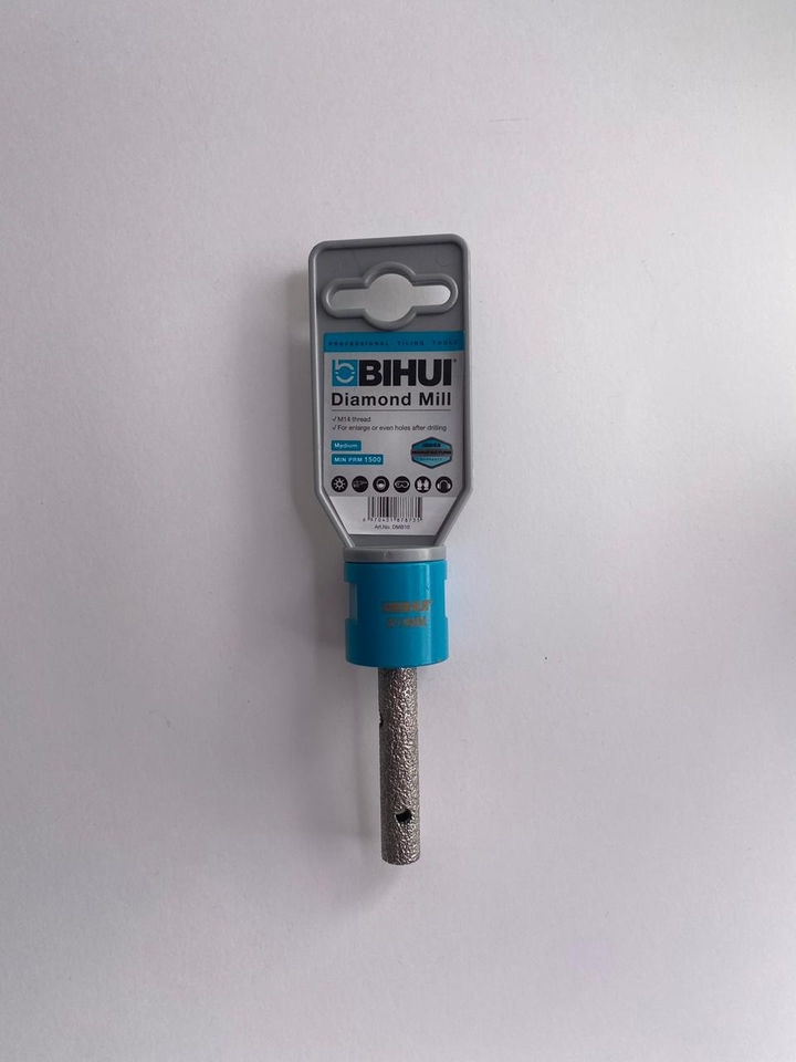 Фреза алмазная пальчиковая вакуумного спекания BIHUI, 10мм