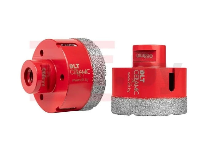 Алмазная коронка по плитке и керамограниту DLT CERAMIC, 68мм