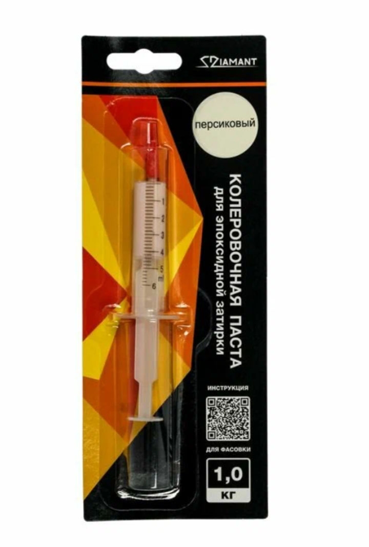 Паста колеровочная 015 Диамант персиковый 1кг