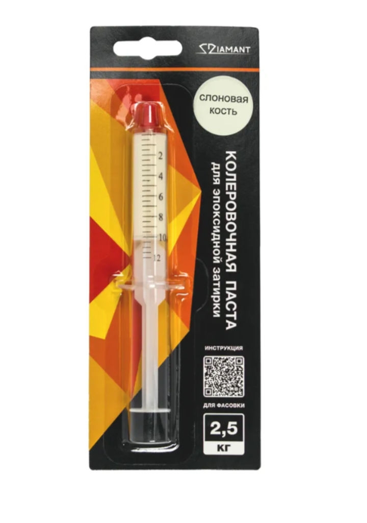 Паста колеровочная 019 Диамант слоновая кость 2,5 кг