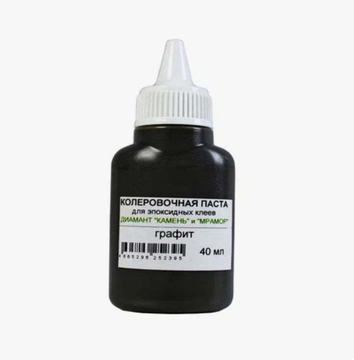 Колеровочная паста 008 Диамант "Камень", цвет графит, 40 мл