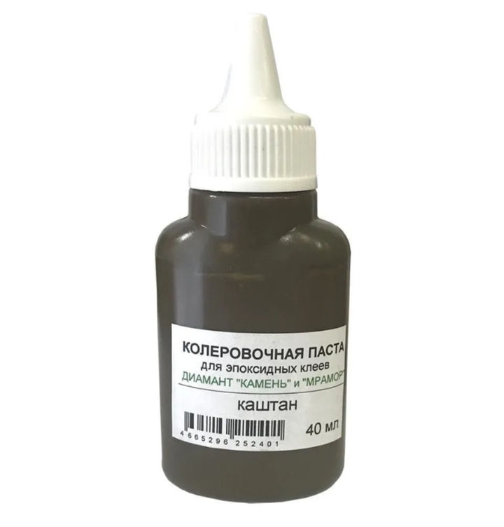 Колеровочная паста Диамант "Камень", цвет каштан, 40 мл