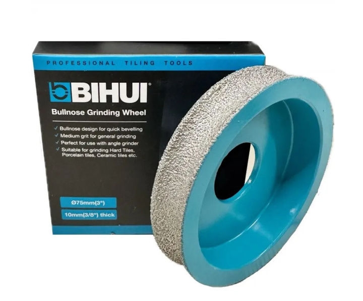 Диск для скругления плитки BIHUI Ø75мм, толщина 10мм, #50