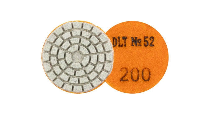 Алмазный гибкий шлифовальный круг для гравёра DLT №52 #200 50мм