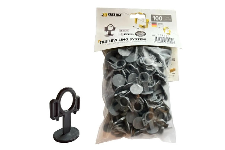 Зажим 3д крестики Strong 2.0мм (100шт)