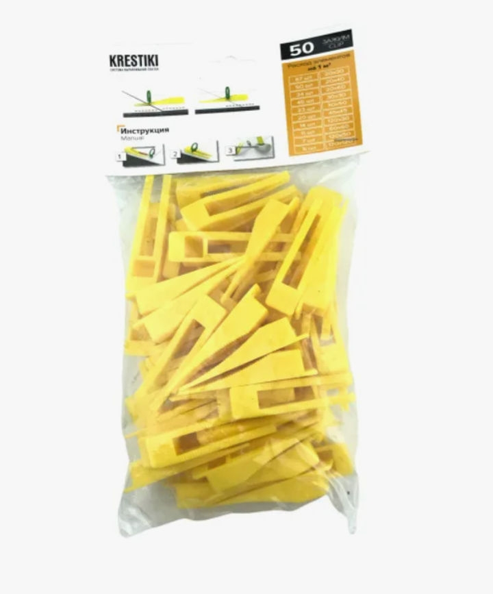 товар Клинья 3д крестики (50шт)